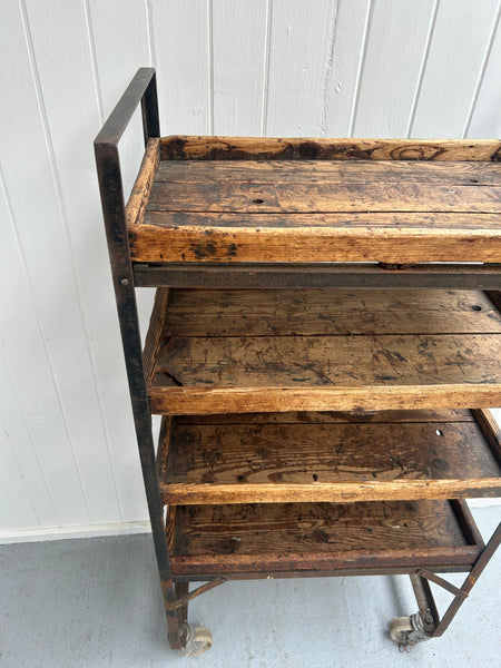 Vintage Industrial Trolley - No. 1
