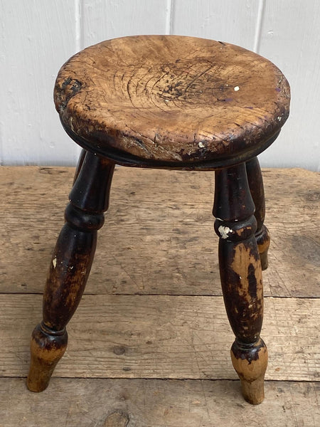 Round Top Wooden Stool
