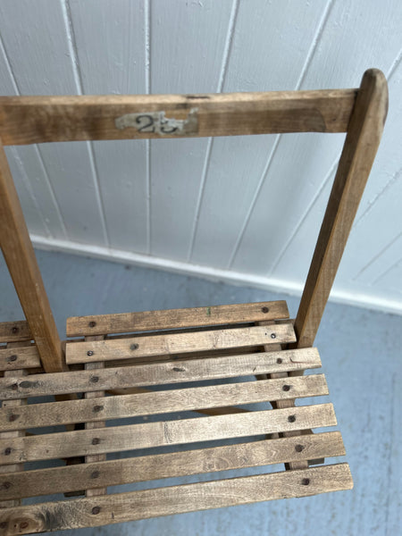 Village Hall Wooden Bench