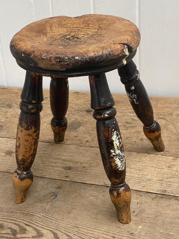 Round Top Wooden Stool